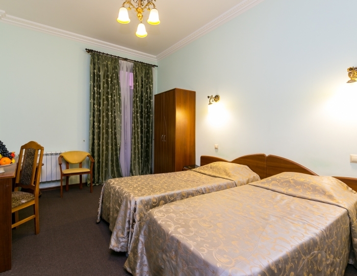 1 категория 1К2м1к1,2-местный 1-комнатный - Клинический санаторий «Металлург» Сочи