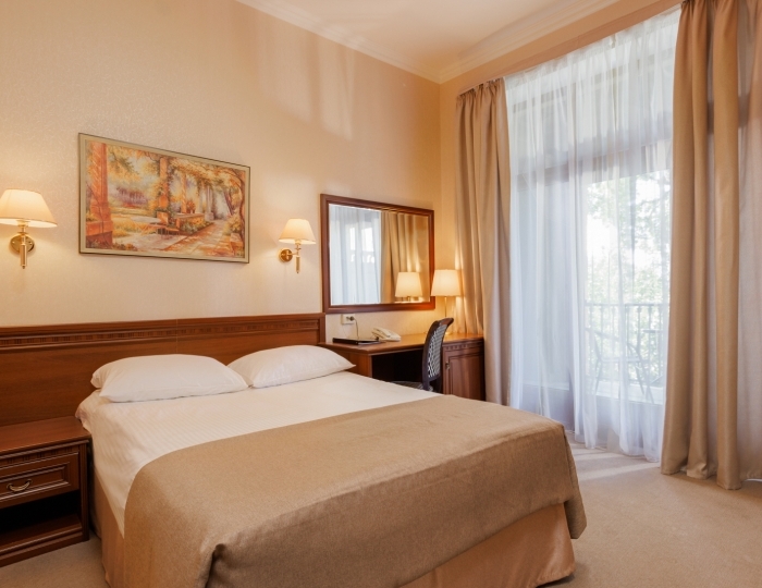 Комфорт 1-местный 1-комнатный К1К1м1к1 - Клинический санаторий «Металлург» Сочи