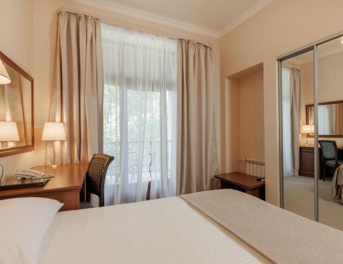 Комфорт 1-местный 1-комнатный К1К1м1к1 - Клинический санаторий «Металлург» Сочи