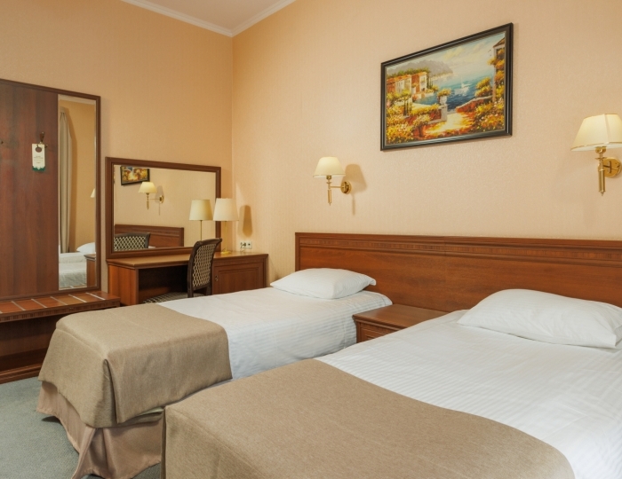 Комфорт 2-местный 1-комнатный К1К2м1к1 - Клинический санаторий «Металлург» Сочи