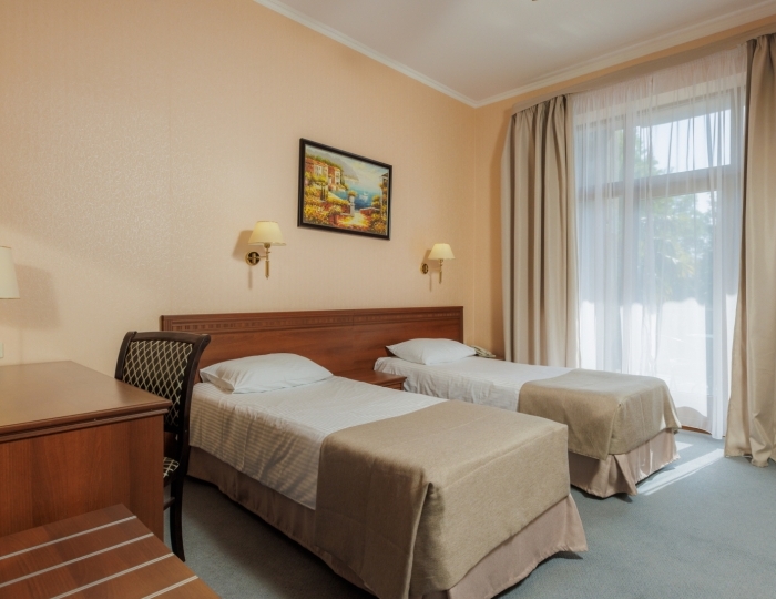 Комфорт 2-местный 1-комнатный К1К2м1к1 - Клинический санаторий «Металлург» Сочи